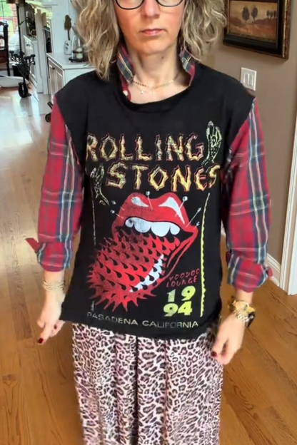 The Rolling Stones Recycled Top