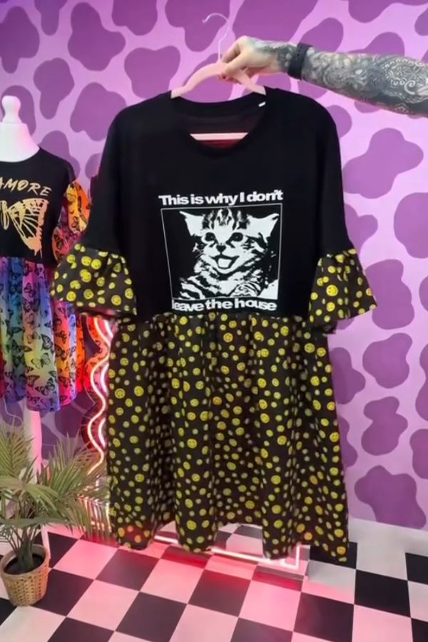 Paramore Band Recycled Dress