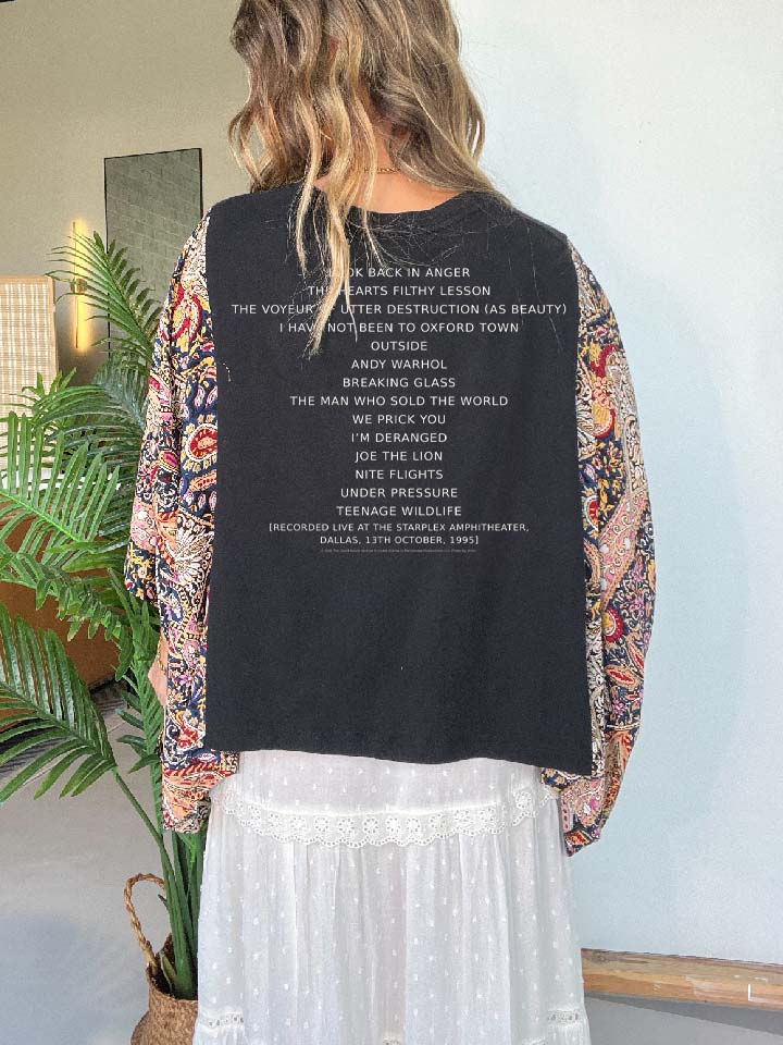 David Bowie Print Tee（No Patch）