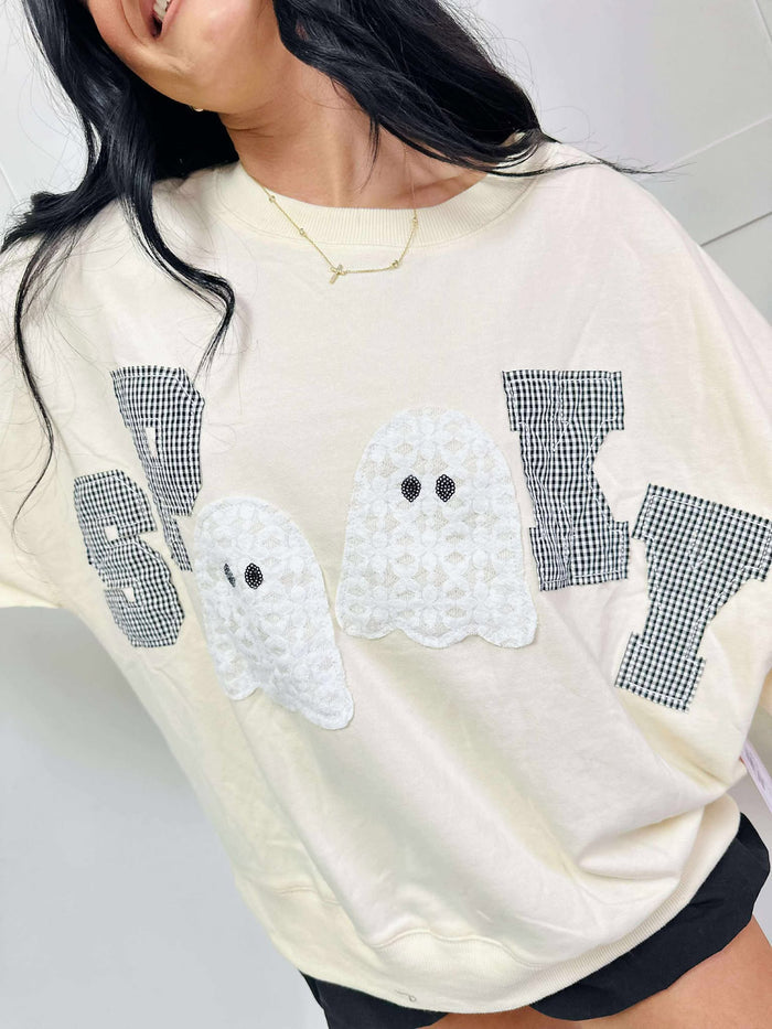 Lavender Spooky Sweatshirt
