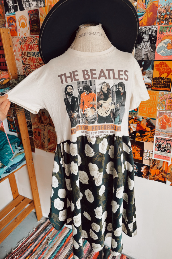 The Beatles Recycled Dress