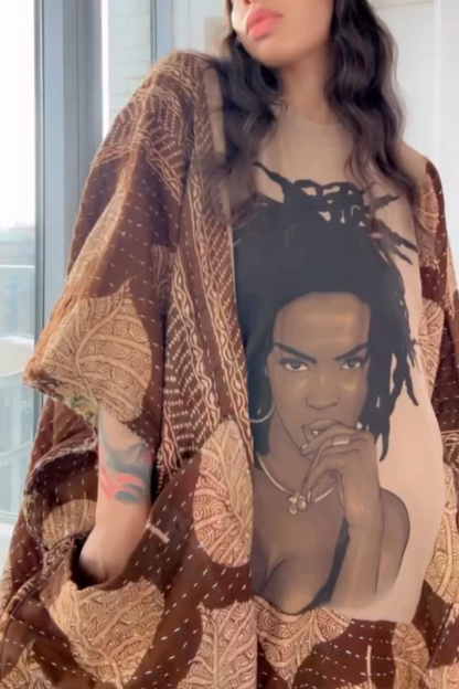 Lauryn Hill Bat-Sleeve Tee