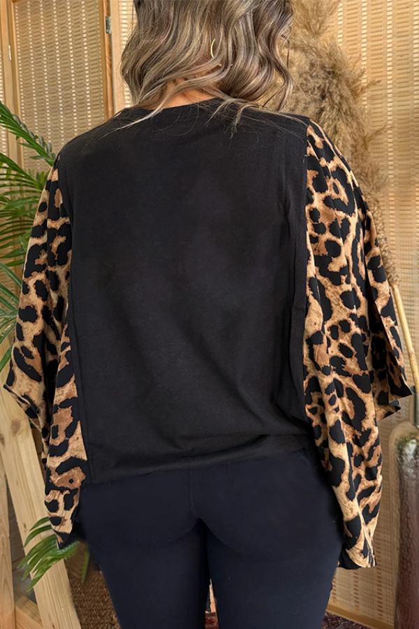 Def Leppard Print Bat Sleeve T-Shirt (No Back Pocket)