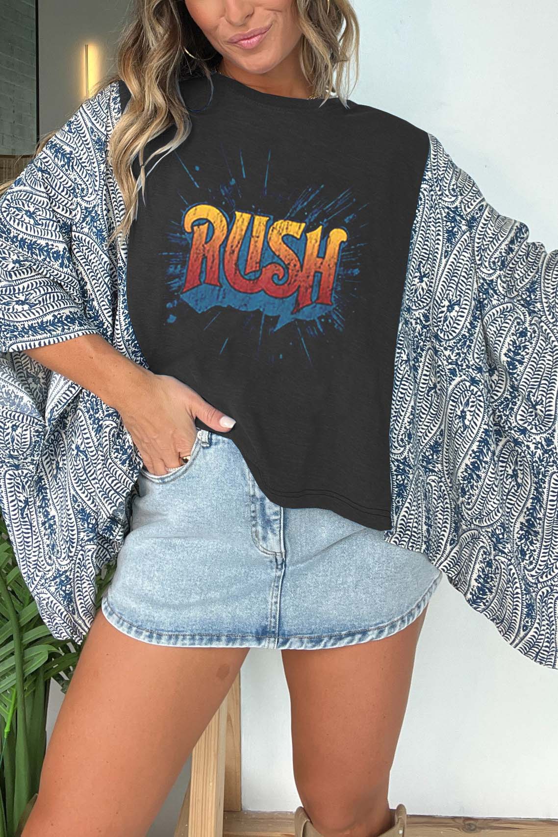 Rush Print Mix & Match Tee（No Patch）
