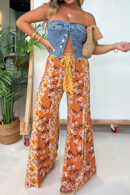 Springsteen Boho Pants Mustard Multi