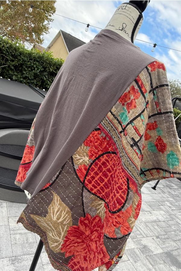 BLUR VINTAGE CANTA CAPE T-SHIRT TOP