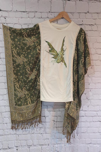 Green Genie Makeover Bat Sleeve T-shirt