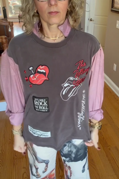 The Rolling Stones Recycled Top