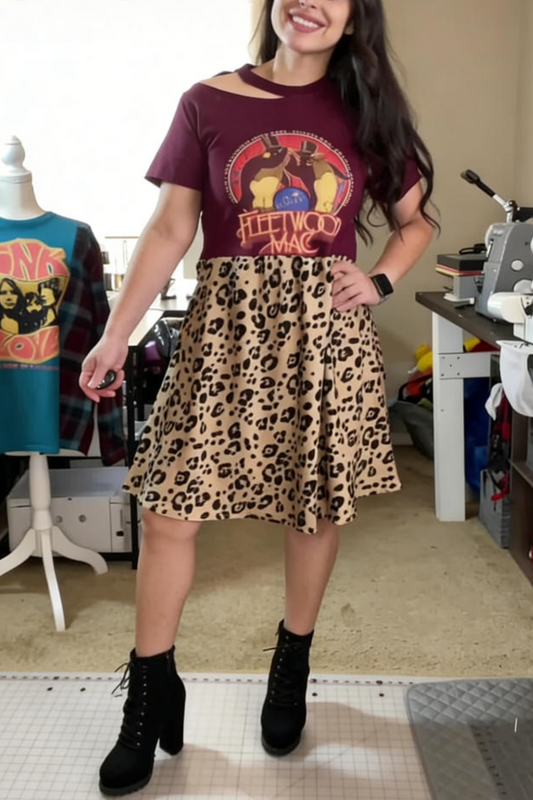 Fleetwood Mac Paneled Dress