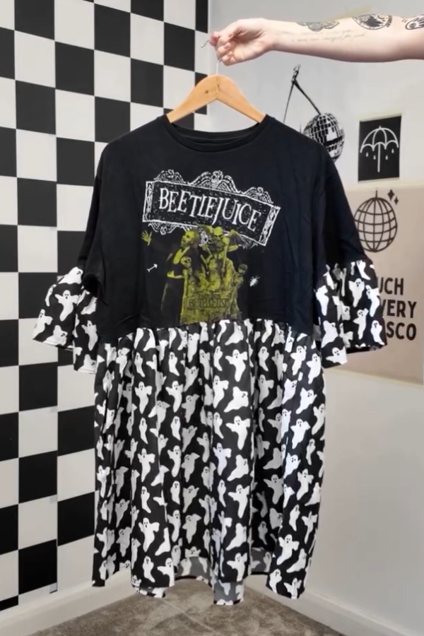 Beetlejuice Recycled Dress