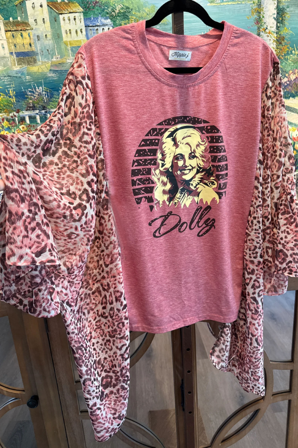 Roper Band Tee Dolly Parton Print Mix & Match Tee（No Patch）