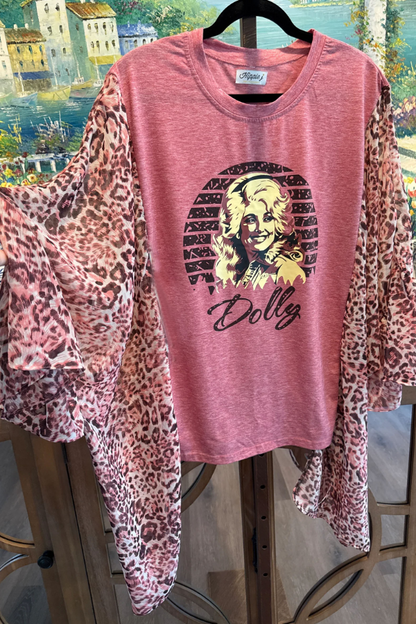 Roper Band Tee Dolly Parton Print Mix & Match Tee（No Patch）