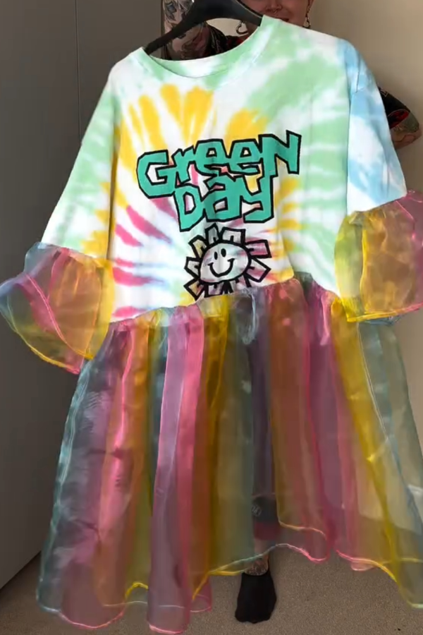 Green Day Recycled Dress
