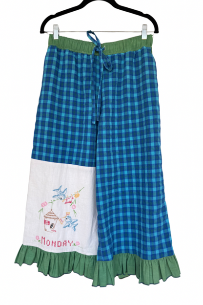 Women's Color-block Patchwork Pants