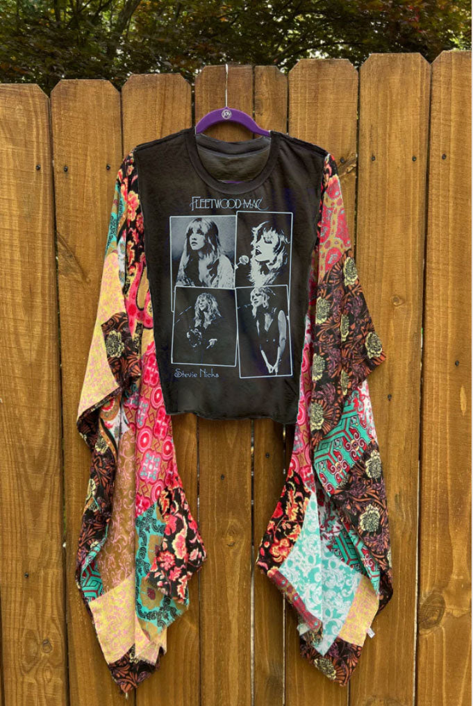 Stevie Nicks Fleetwood Mac band  Mix & Match Tee （No Patch）