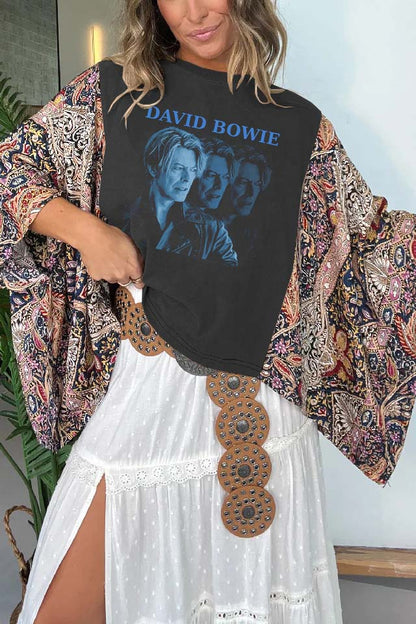 David Bowie Print Tee（No Patch）