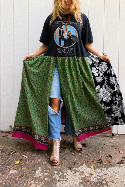 Fleetwood Mac Double Split Maxi Tee