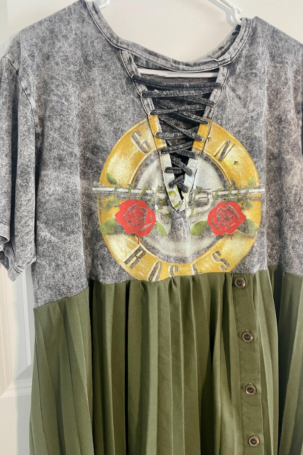 Guns N Roses Recycled Dress