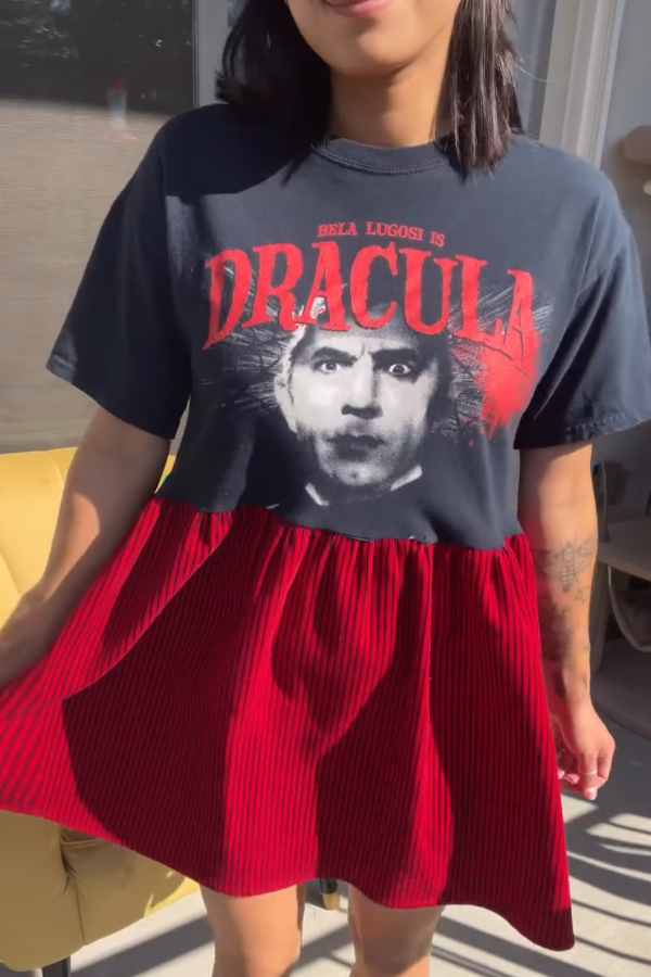 Dracula Recycled Dress