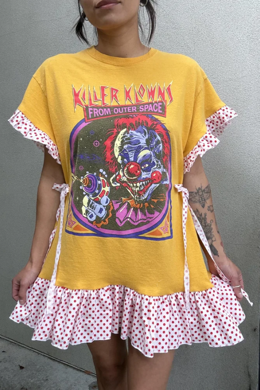 Killer Klowns from Outer Space Recycled Dress
