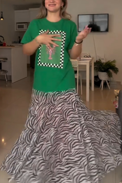 Recycled Lobster-Print Dress