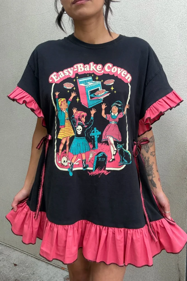 Easy-Bake Coven Recycled Dress