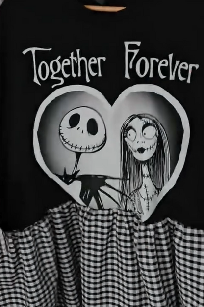 Jack Skellington And Sally Recycled Dress