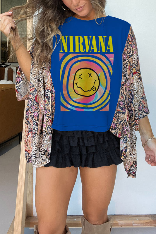 Nirvana Print Mix & Match Tee（No Patch）