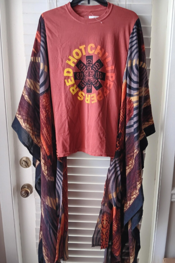 Red Hot Chili Peppers T-shirt Poncho