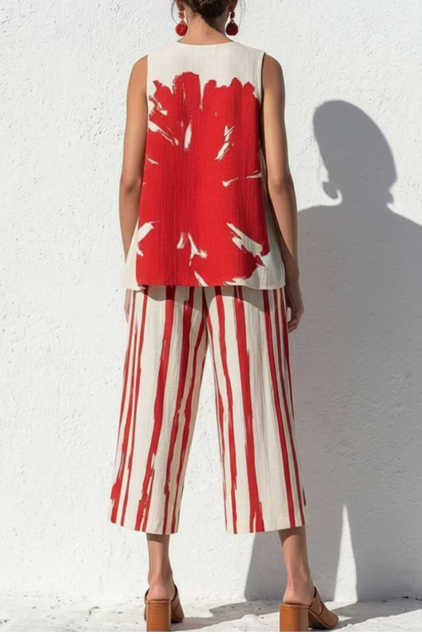 Sophisticated Art-Print Co-Ord Set