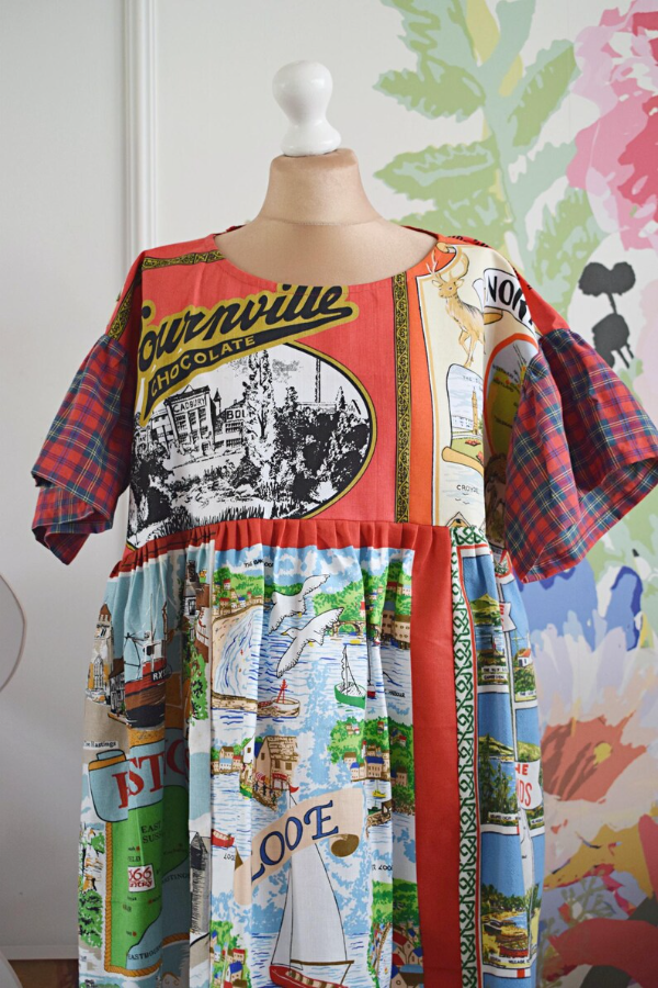 Pattern Recycled Dress