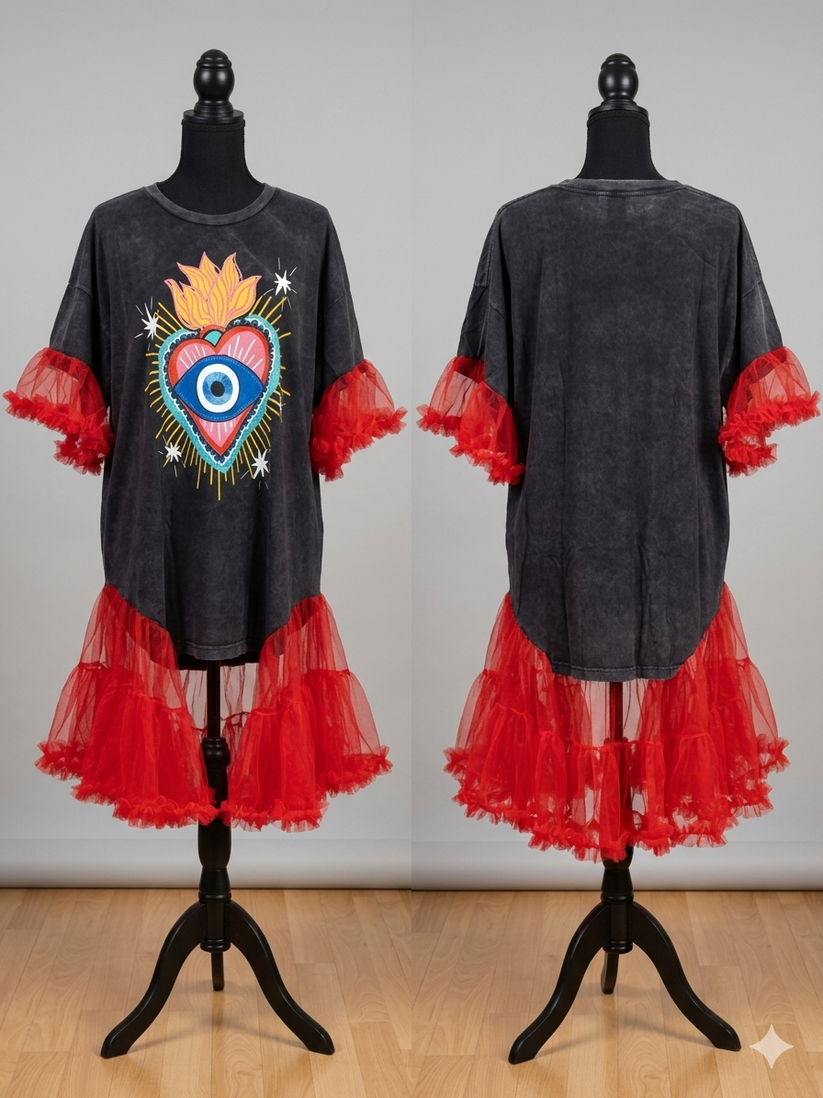 Rock Princess Upcycled Tee