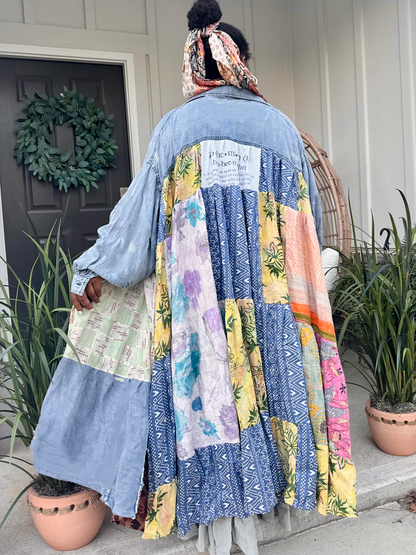 Bohemian Denim Duster