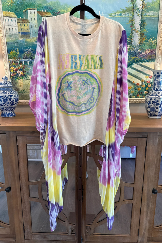 Roper Band Tee NIRVANA Print Mix & Match Tee（No Patch）