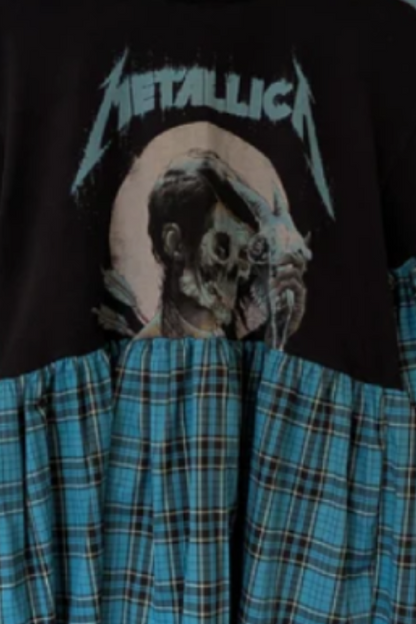 Metallica Patchwork Dress