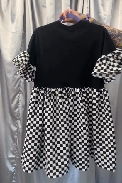 Patchwork Recycled Dress