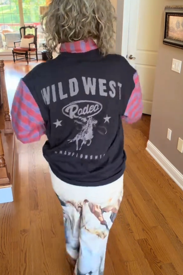 Wild West Rodeo Recycled Top