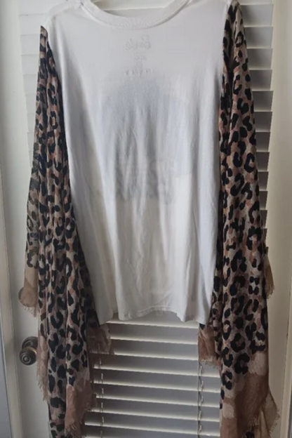 Barbie Patchwork Leopard Print T-Shirt (No Patch)