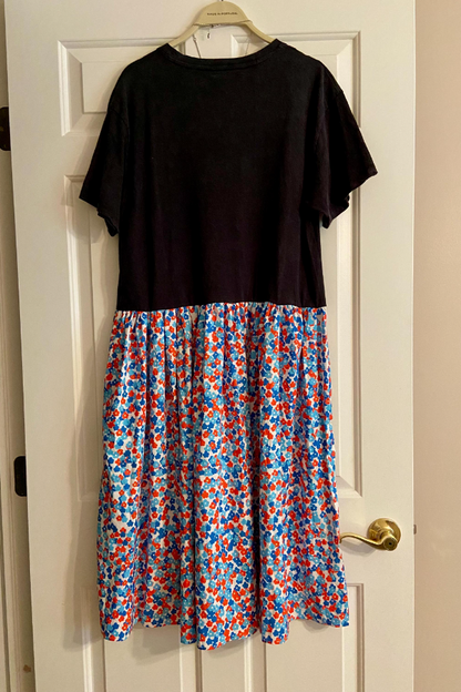 Elton John Retro Printed Pattern Dress