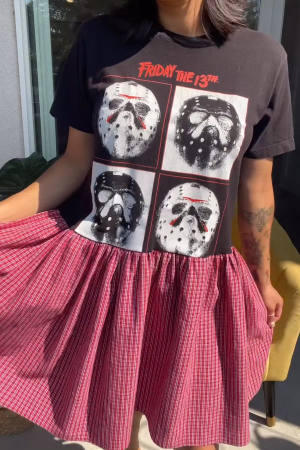 Jason Voorhees Recycled Dress