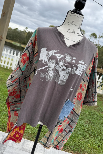 BLUR VINTAGE CANTA CAPE T-SHIRT TOP