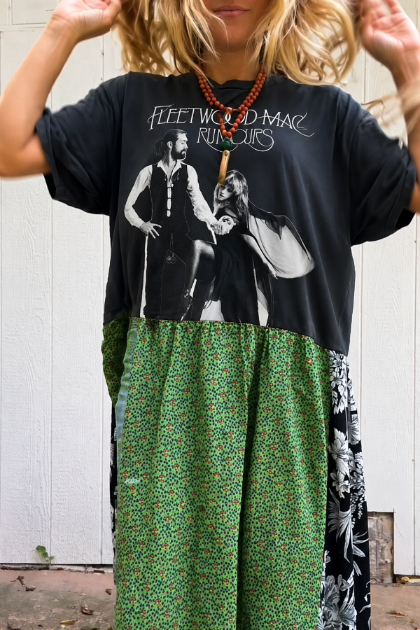 Fleetwood Mac Band Double Split Maxi Tee