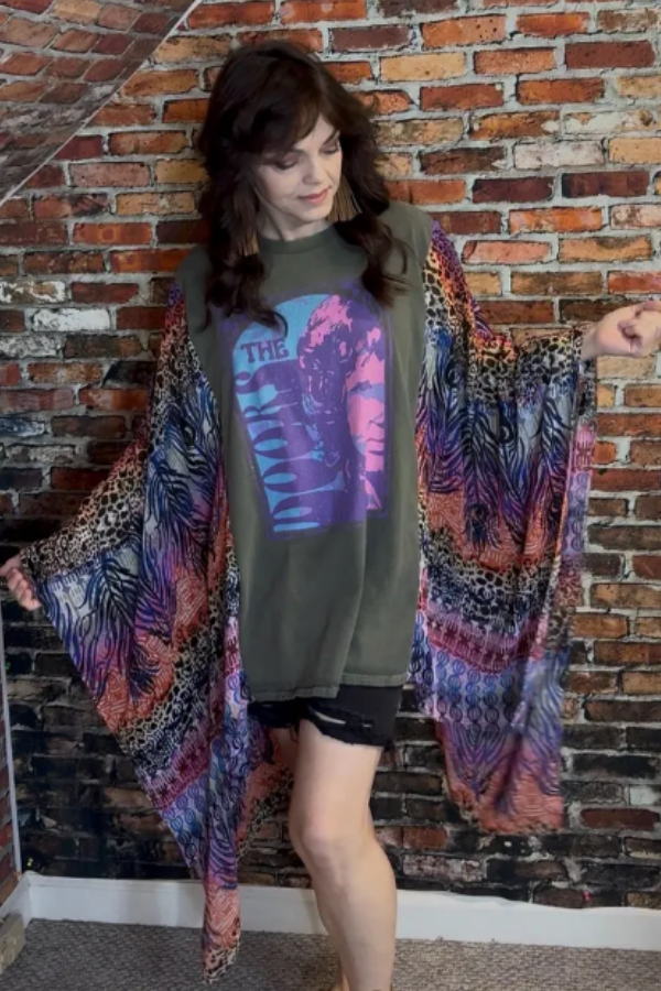 Upcycled Reworked The Doors Mix & Match Tee