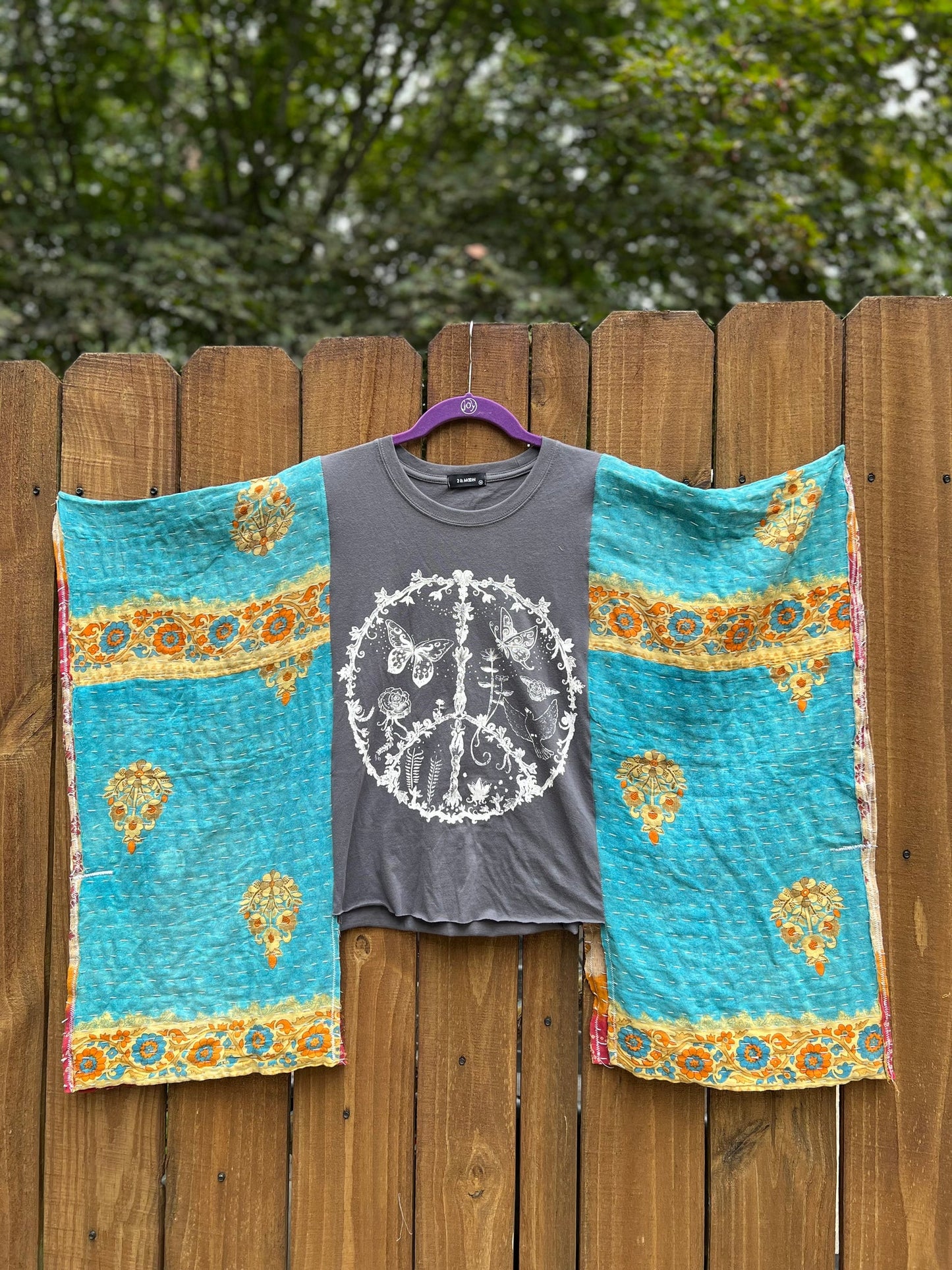 PEACE turquoise Mix & Match Tee
