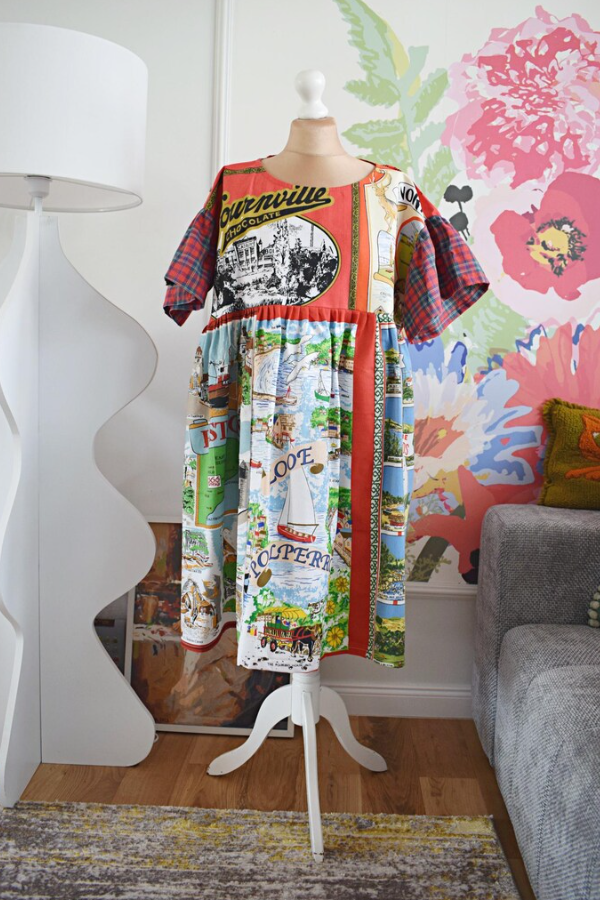 Pattern Recycled Dress
