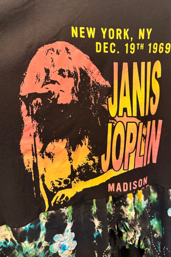 Janis Joplin Recycled Top