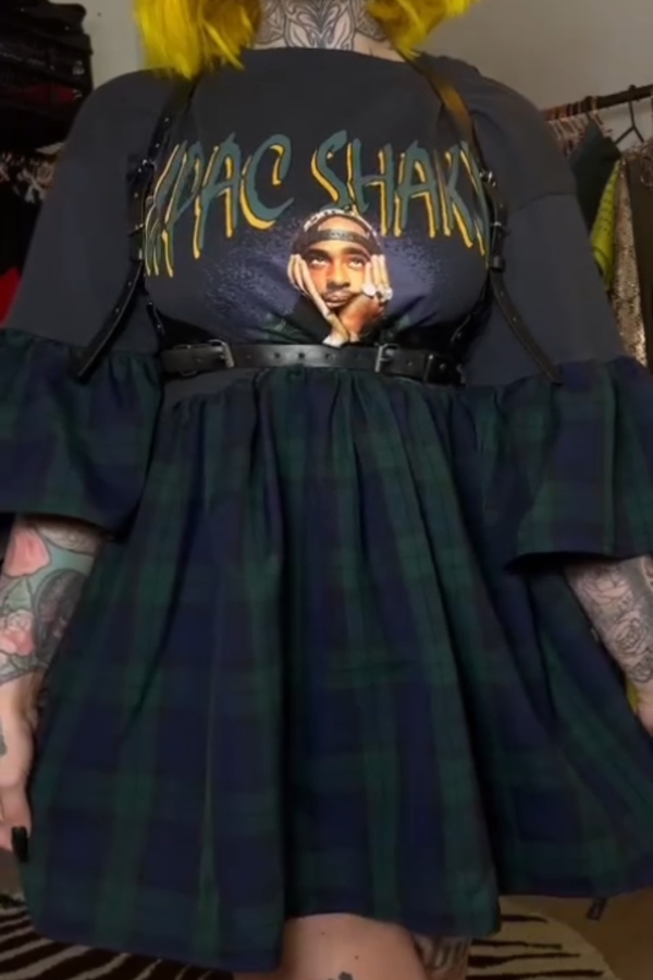 Tupac Shakur Recycled Dress