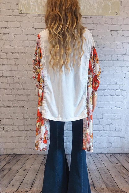 Kantha Makeover Bat-sleeve T-shirt