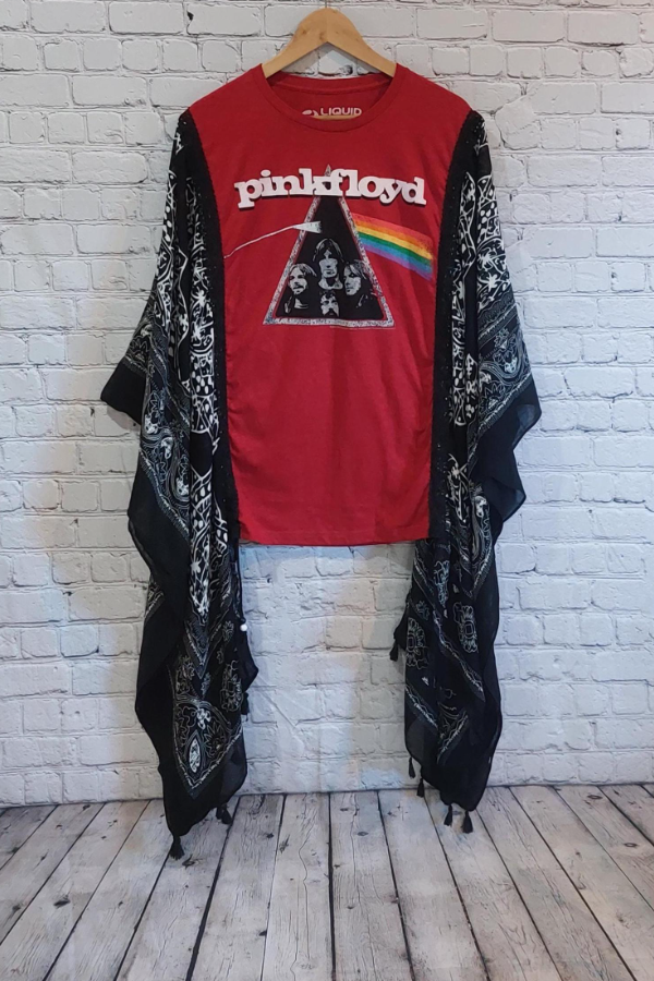 Pinkfloyd Makeover Bat-sleeve T-shirt