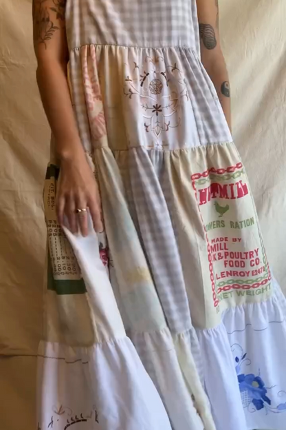 Women's Printed Suspender Dress